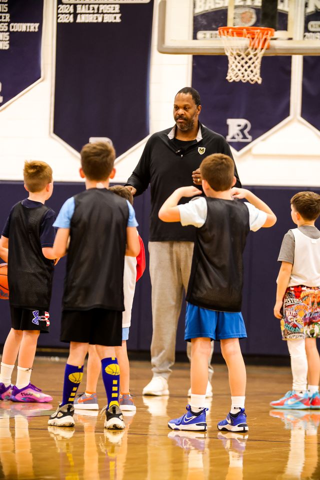 Tahj Holden coaching a session